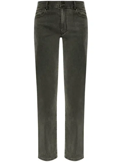 Emporio Armani Stretch-cotton Jeans In Grey