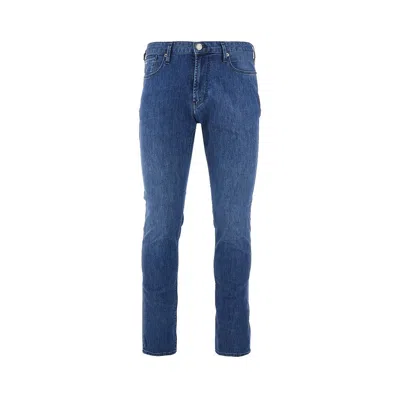 Emporio Armani Stretch Denim J06 Slim Fit Jeans In Blue