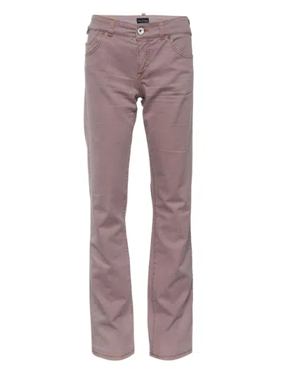 Pre-owned Emporio Armani Stretch-design Flared Jeans