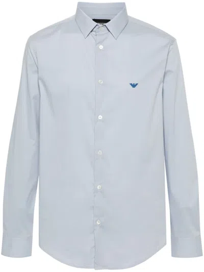 Emporio Armani Shirt In Blue