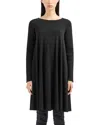 Emporio Armani Stretch Jersey Dress In Black