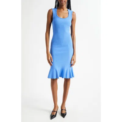 Emporio Armani Stretch Milano Body-con Dress In Periwinkle