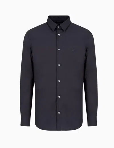 EMPORIO ARMANI EMPORIO ARMANI STRETCH NYLON BLEND SHIRT
