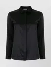 Emporio Armani Silk Shirt With Buttoned Cuffs And Spread Collar