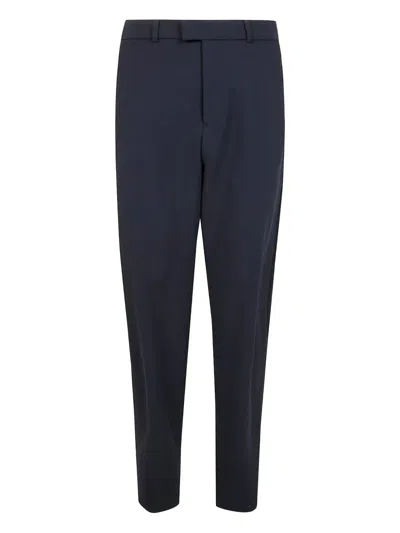 Emporio Armani Pants With Back Pocket And Belt Loops In Vulcan