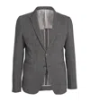 Emporio Armani Stretch-virgin Wool Icon Armure Blazer