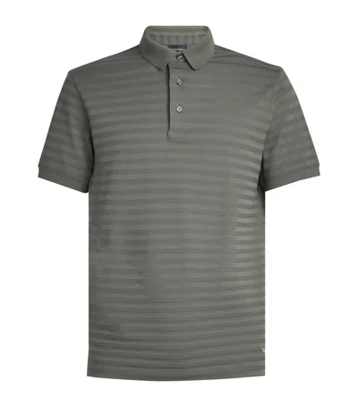 EMPORIO ARMANI STRIPE POLO SHIRT