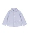 Emporio Armani Striped Cotton Shirt In White