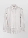 Emporio Armani White Shirt With Striped Pattern