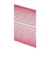 Emporio Armani Plissierter Schal In Pink