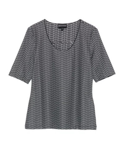 EMPORIO ARMANI STRIPED SHORT-SLEEVE T-SHIRT