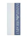 Emporio Armani Stole With Multicoloured Vertical Bands