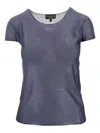 Emporio Armani Striped T-shirt In Blue