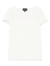 Emporio Armani Striped T-shirt In White