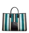 Emporio Armani Striped Tote Bag