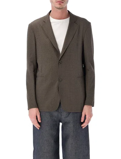 Emporio Armani Stylish Lightweight Jacket For Men - Ss26 Collection In Gray