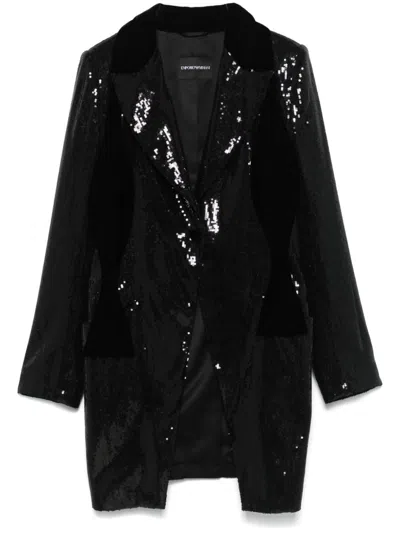 EMPORIO ARMANI STYLISH SEQUIN JACKET