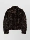 Emporio Armani Stylish Short Jacket Animal Print In Multi