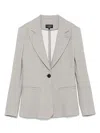 Emporio Armani Single-breasted Blazer With Flap Pockets