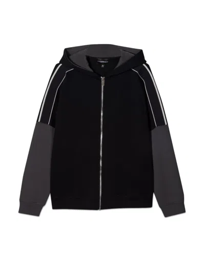 Emporio Armani Stylish Teen Sweatshirt With Modern Comfort In Black