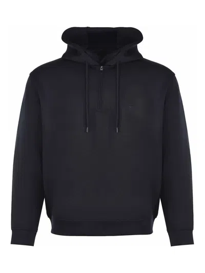 Emporio Armani Sweatshirt In Wool Blend Jersey