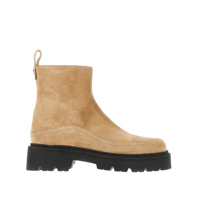 Emporio Armani Suede Leather Ankle Boots