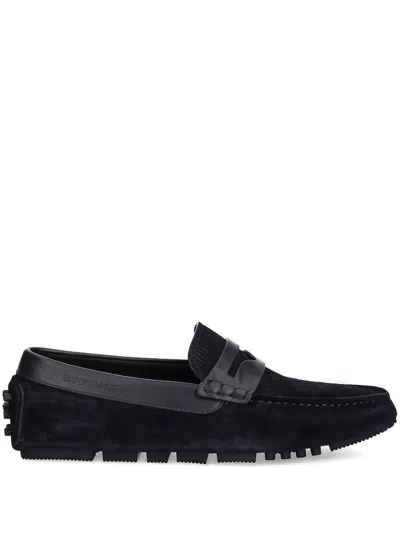 EMPORIO ARMANI SUEDE LOAFERS