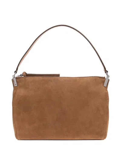 EMPORIO ARMANI SUEDE SHOULDER BAG