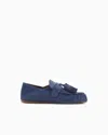 Emporio Armani Suede Tassel Loafers