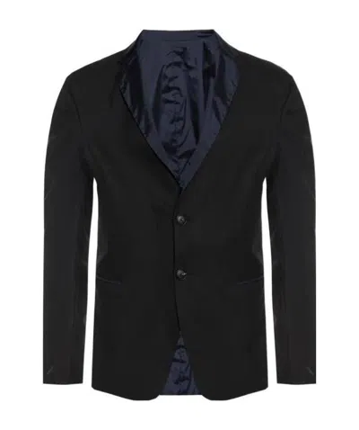 Emporio Armani Suit Casual Jacket In Black