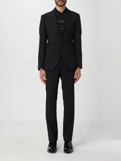 Emporio Armani Suit  Men Colour Black