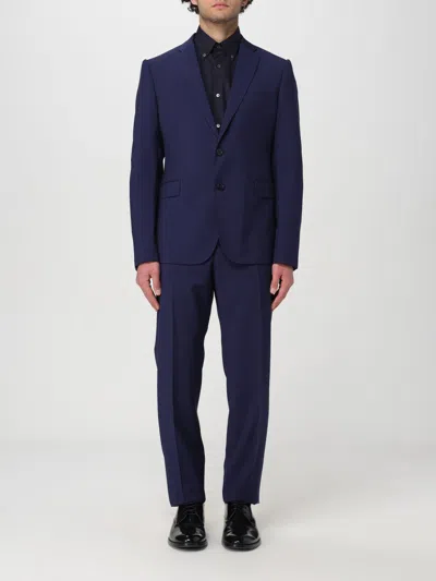 Emporio Armani Suit  Men In Blue