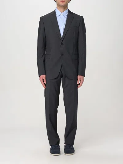 Emporio Armani Suit  Men Color Grey