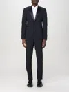 Emporio Armani Suit  Men Color Navy In Navy