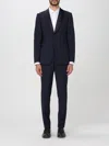 Emporio Armani Suit  Men Color Navy In Navy