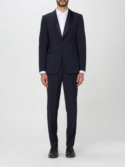 Emporio Armani Suit  Men Color Navy
