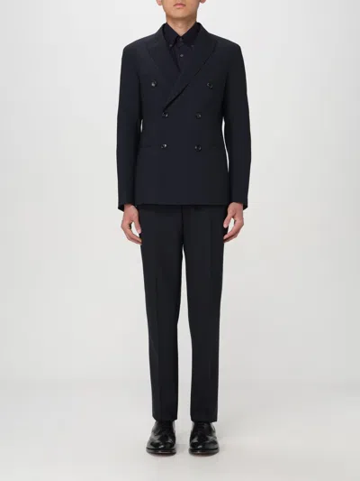 Emporio Armani Suit  Men Colour Navy