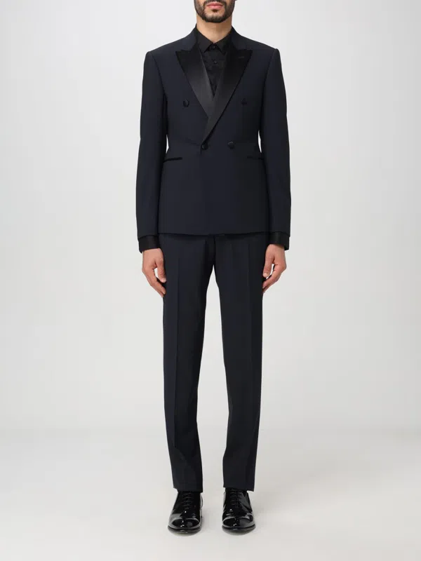 Suit EMPORIO ARMANI Men color Black