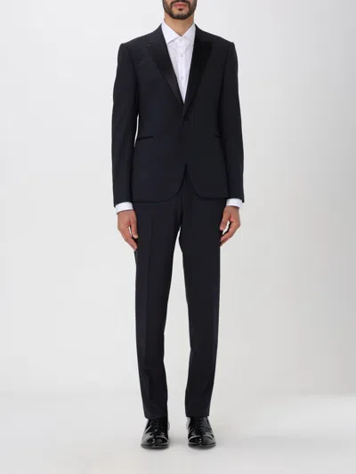 Emporio Armani Suit  Men In Navy