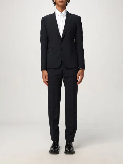 Emporio Armani Suit  Men Color Navy In Blue