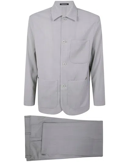 Emporio Armani Suit In Gray