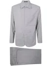 Emporio Armani Tailored Suit With Notched Lapel In Multi