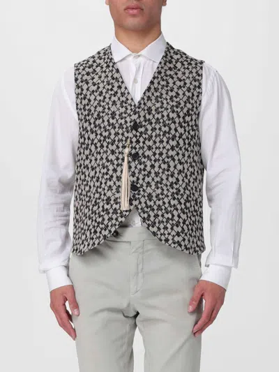 Emporio Armani Suit Vest Men  In Animal Print