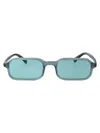 Emporio Armani Rectangular Sunglasses 0 Ea4253 U 627065 In Green