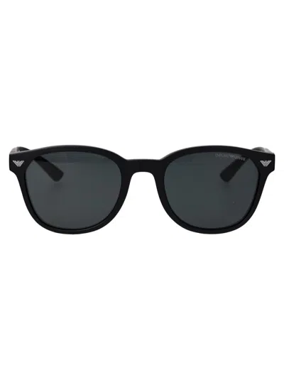 Emporio Armani Sunglasses In 500187 Matte Black