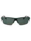 Emporio Armani Shield-frame Sunglasses In Green