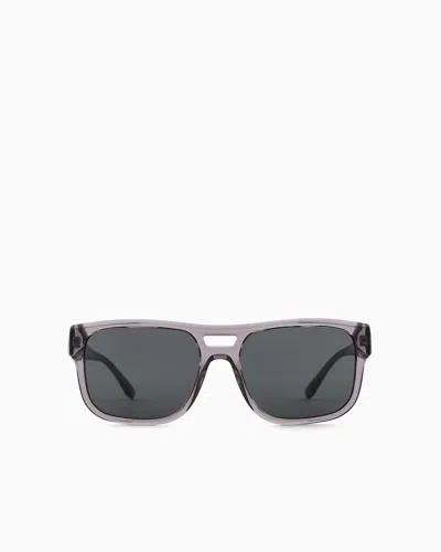 EMPORIO ARMANI MEN’S PILLOW SUNGLASSES