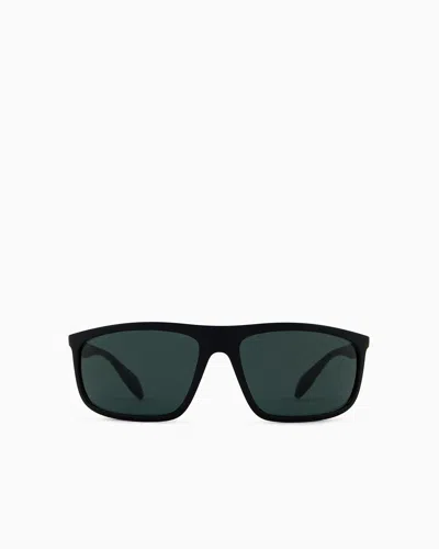 Emporio Armani Men's Aviator Sunglasses In Black