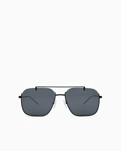 EMPORIO ARMANI MEN’S RECTANGULAR SUNGLASSES