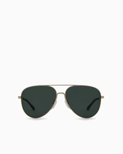 Emporio Armani Sunglasses In Gold